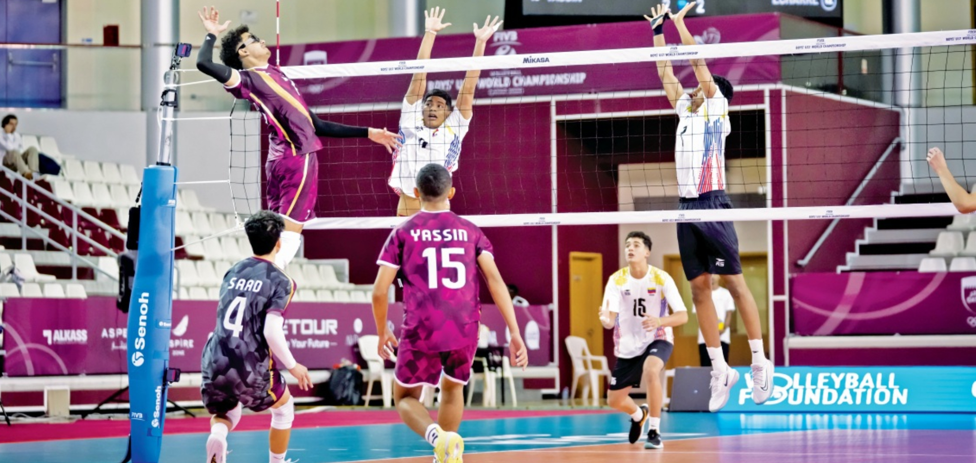Team Qatar Open FIVB Boys’ U17 World Championship Campaign with Defeat to Venezuela