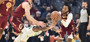 NBA roundup: Cavs shock Celtics with second-half rally