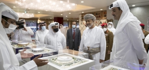 HH the Amir, Sultan of Oman Visit Al Bayt Stadium 