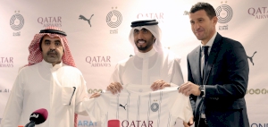 Al Sadd presents new coach Javi Gracia in Doha