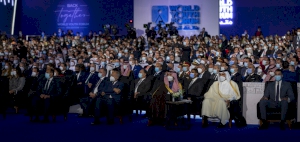 On behalf of H.H. the Amir, H.E. Sheikh Joaan participates in World Youth Forum