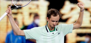 MEDVEDEV SAVES MATCH POINT, MOVES INTO AUSTRALIAN OPEN SEMIS