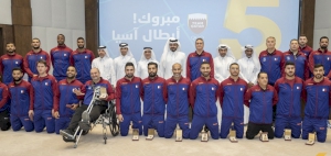 Sheikh Joaan honors Qatar's national handball team