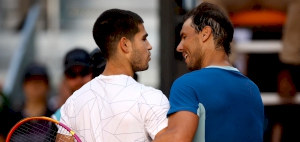 Teen Alcaraz beats Nadal, Djokovic downs Hurkacz