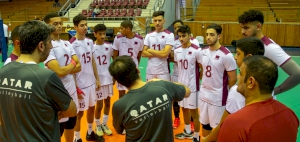 Qatar National Team in Group B in West Asian Youth Volleyball Championship
