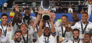 Real beat Eintracht 2-0 for record-equalling fifth UEFA Super Cup win