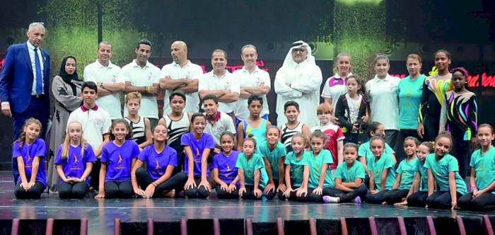 ARTISTIC GYMNASTICS-THEMED EVENT A HIT