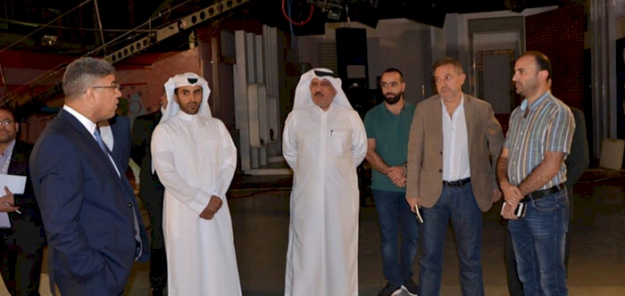 DELEGATES FROM AL-KASS SPORTS CHANNELS VISIT BAGHDAD