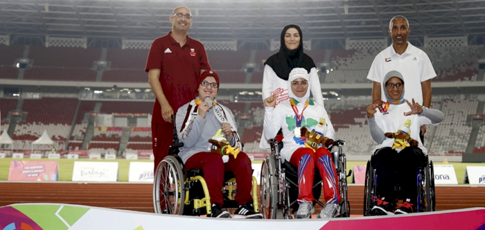 QATAR WIN SILVER AT ASIAN PARA GAMES