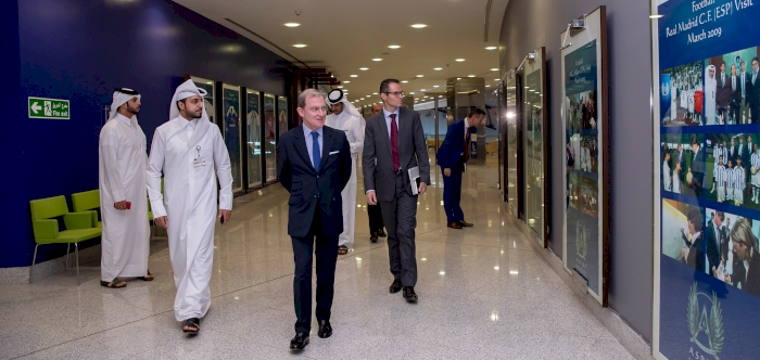 FRENCH AMBASSADOR VISITS ASPIRE ZONE FOUNDATION