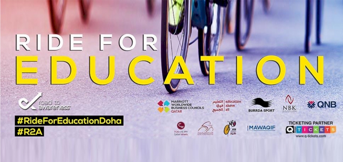 ‘RIDE FOR EDUCATION’ AT SHERATON HOTEL ON SATURDAY