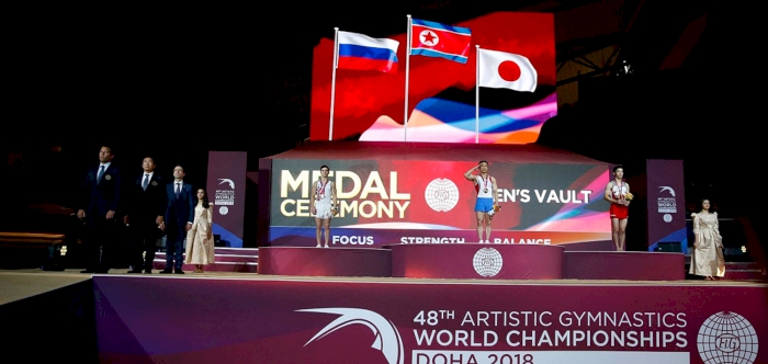 48TH ARTISTIC GYMNASTICS WORLD CHAMPIONSHIPS IN DOHA CLOSES WITH A FURTHER FIVE WORLD CHAMPIONS CROWNED