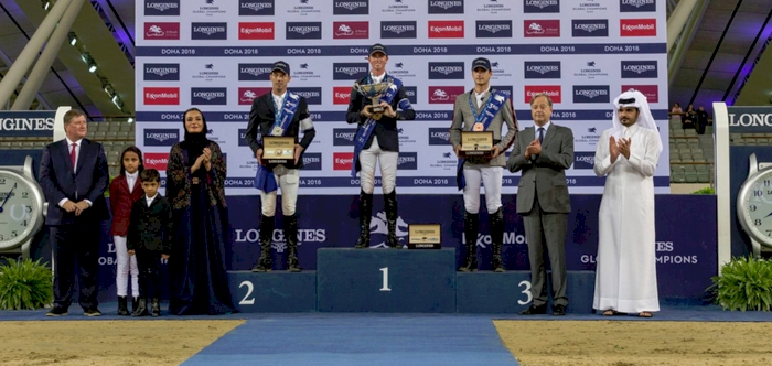 HH FATHER EMIR, HH SHEIKHA MOZA & HE Sheikh JOAAN BIN HAMAD Al-THANI ATTEND LONGINES GLOBAL TOUR GRAND PRIX FINALS 