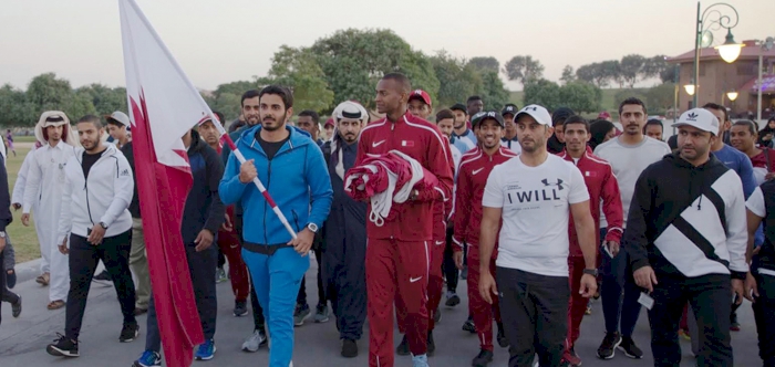 AL ADAAM FLAG RELAY TO MARK NATIONAL DAY