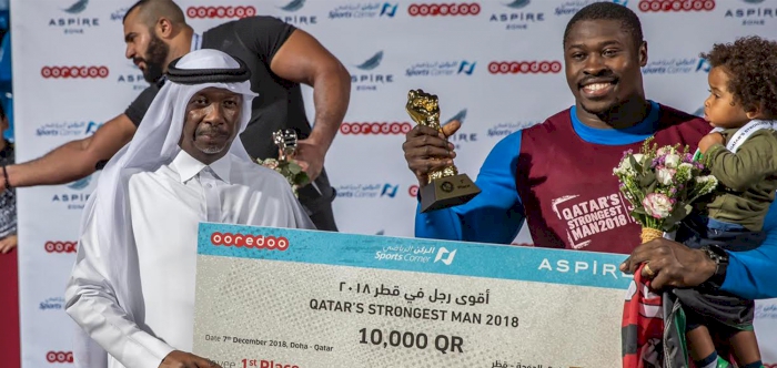 KENYAN CHRISTOPHER OKETCH IS QATAR’S STRONGEST MAN