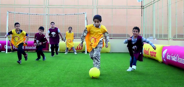 GLOBAL FOOTBALL OFFICIALS VISIT QFA PAVILION AT DARB AL SAAI