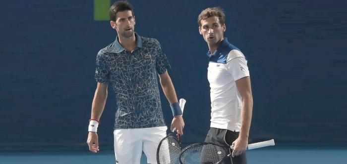 SEEDED PLAYERS THROUGH AS DJOKOVIC CELEBRATES DOUBLES DELIGHT IN DOHA