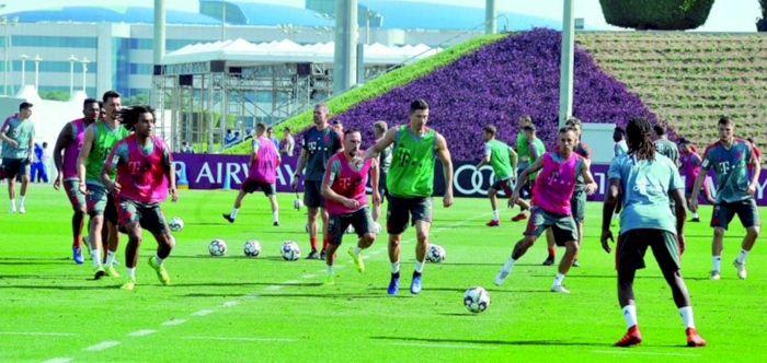 THREE EUROPEAN CLUBS TRAIN IN DOHA