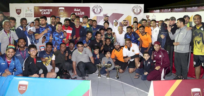 MESAIEED WIN QOC WINTER CAMP BEACH HOCKEY CHAMPIONSHIP