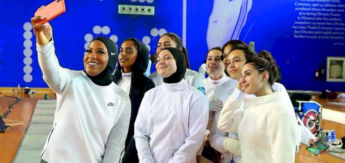 US FENCER IBTIHAJ MUHAMMED SHARES EXPERIENCE WITH ASPIRE STUDENTS