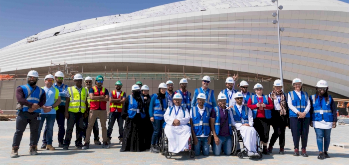 ACCESSIBILITY FORUM MEMBERS PRAISE FACILITIES AT AL WAKRAH STADIUM