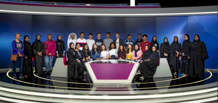 YOUTH PANEL MEMBERS VISIT 2022 STADIUMS AND AL KASS SPORTS CHANNELS