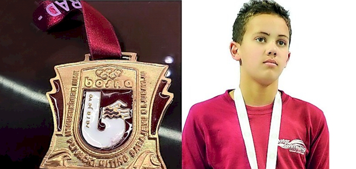  QATARI SWIMMER YOUSUF WINS GOLD IN SARAJEVO