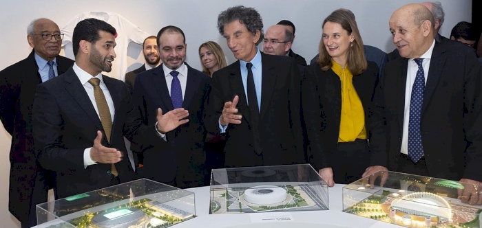 QATAR 2022 STADIUMS FEATURE PROMINENTLY IN ARAB FOOTBALL EXHIBITION IN PARIS