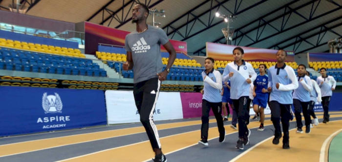 RENOWNED OLYMPIC ATHLETES HOLD TRAINING SESSIONS WITH ASPIRE ACADEMY