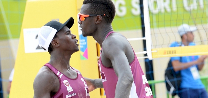 QATAR VOLLEYBALL TEAM BEAT JAPAN IN ASIAN SENIOR BEACH VOLLEYBALL CHAMPIONSHIPS