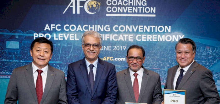 QATAR, JAPAN AND CHINA PRESENTED WITH AFC COACHING CONVENTION AWARDS