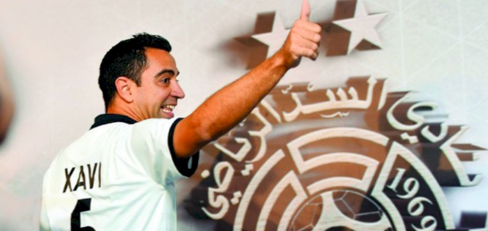 XAVI LEADS AL SADD TRAINING CAMP