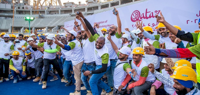 QATAR 2022 CELEBRATES COMPLETION OF 200 MILLION WORK HOURS