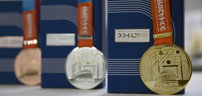 IAAF WORLD ATHLETICS CHAMPIONSHIPS DOHA 2019 MEDALS