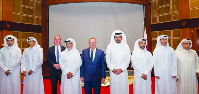 Sheikh Joaan meets CAS President John Coates