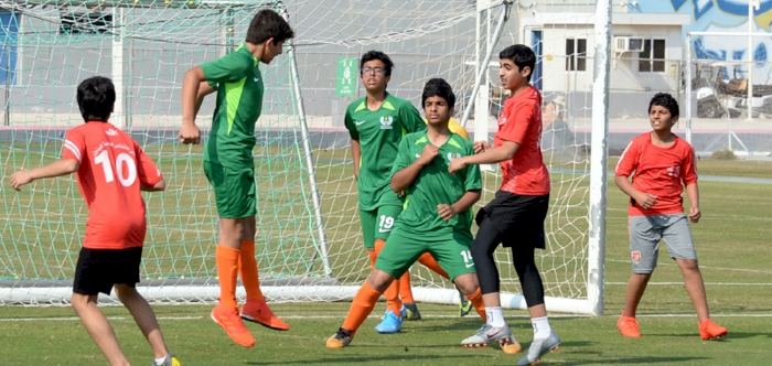 Students displayed impressive performance in SOP football competitions