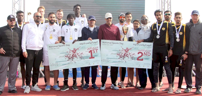 Katara and Kahramaa Beach Volleyball Championship final for National Sport Day