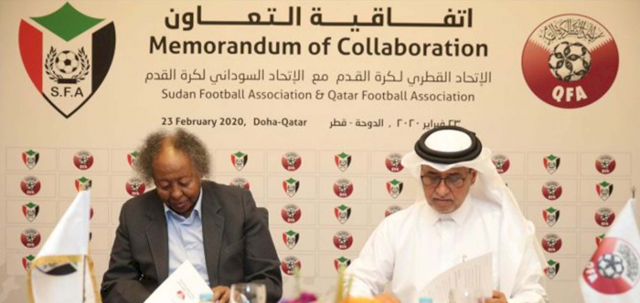 QFA signs a cooperation agreement with the Sudan Football Association