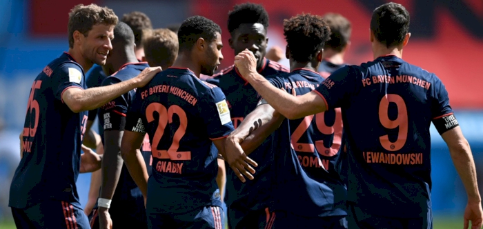 BAYERN DEFEAT LEVERKUSEN 4-2 ON COURSE TO SECURE EIGHTH LEAGUE TITLE