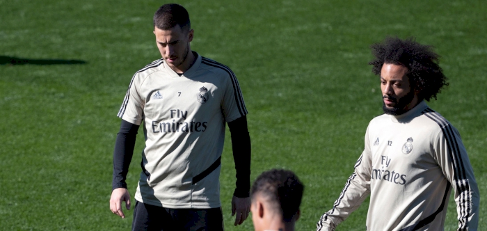 Hazard returns to training, but Marcelo and Vinicius are missing