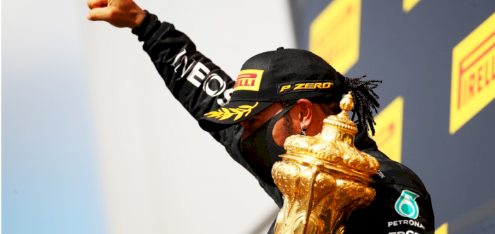 Lewis Hamilton wins British Grand Prix after puncture on last lap