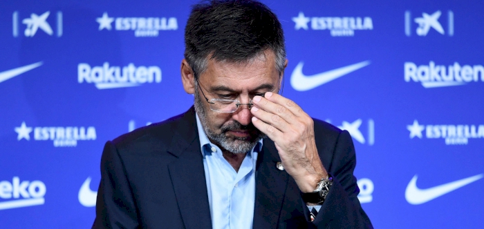 BARCELONA CONFIRMS BARTOMEU RESIGNATION FOLLOWING PRESSURE FROM ORGANIZATION AND FANS