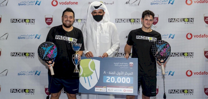 Sheikh Joaan crowns winners of QOC Padel Tournament