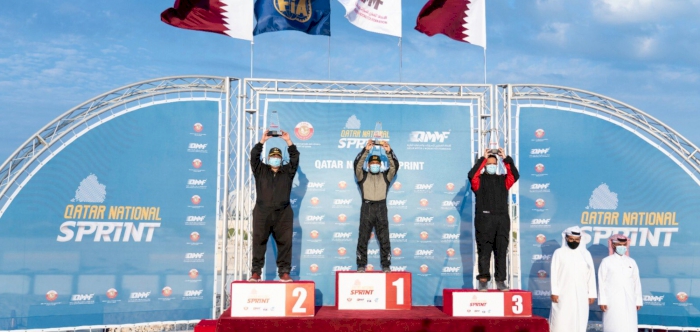 The QMMF conclude the fourth round of the Qatar National Sprint Championship