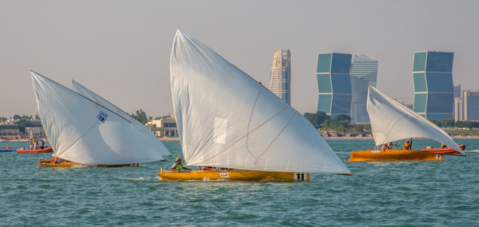 Al-Debaran takes the third round of the Qatar Traditional Sailing Championship