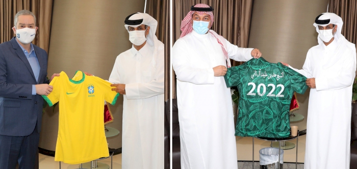 QFA President Meets Saudi and Brazilian Counterparts