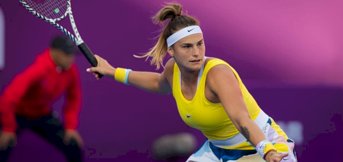 Qatar Total Open 2021: Defending champ Sabalenka gets tough draw