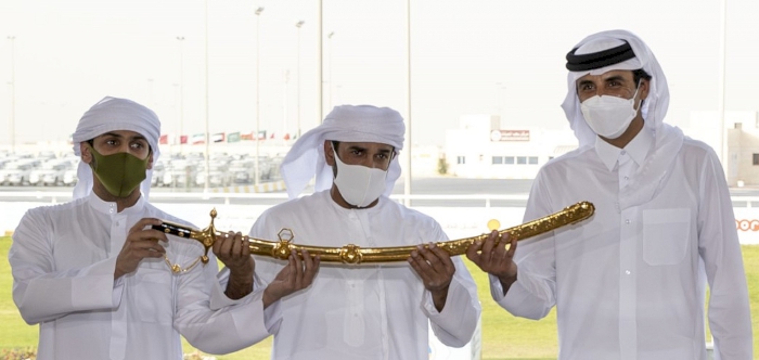 HH The Amir Crowns the Winners of The Arabic Camels Festival For His Highness