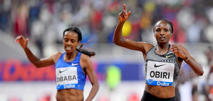 Obiri and Gidey to headline the 3000m at the Wanda Diamond League in Doha 