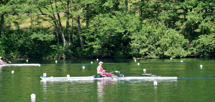 Tala Abujbara qualifies for Tokyo 2020 at the Asia and Oceania Rowing championship